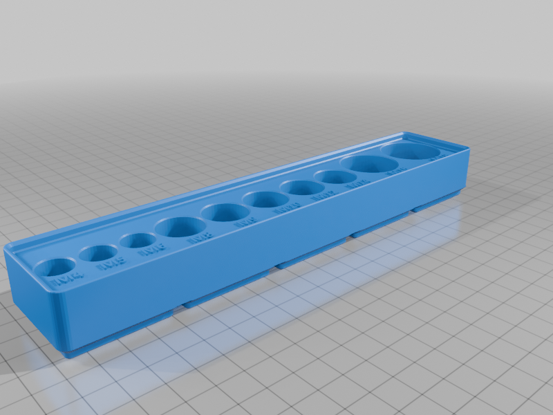 Gridfinity - LEXIVON XZN Triple Square Spline Bit Socket Set