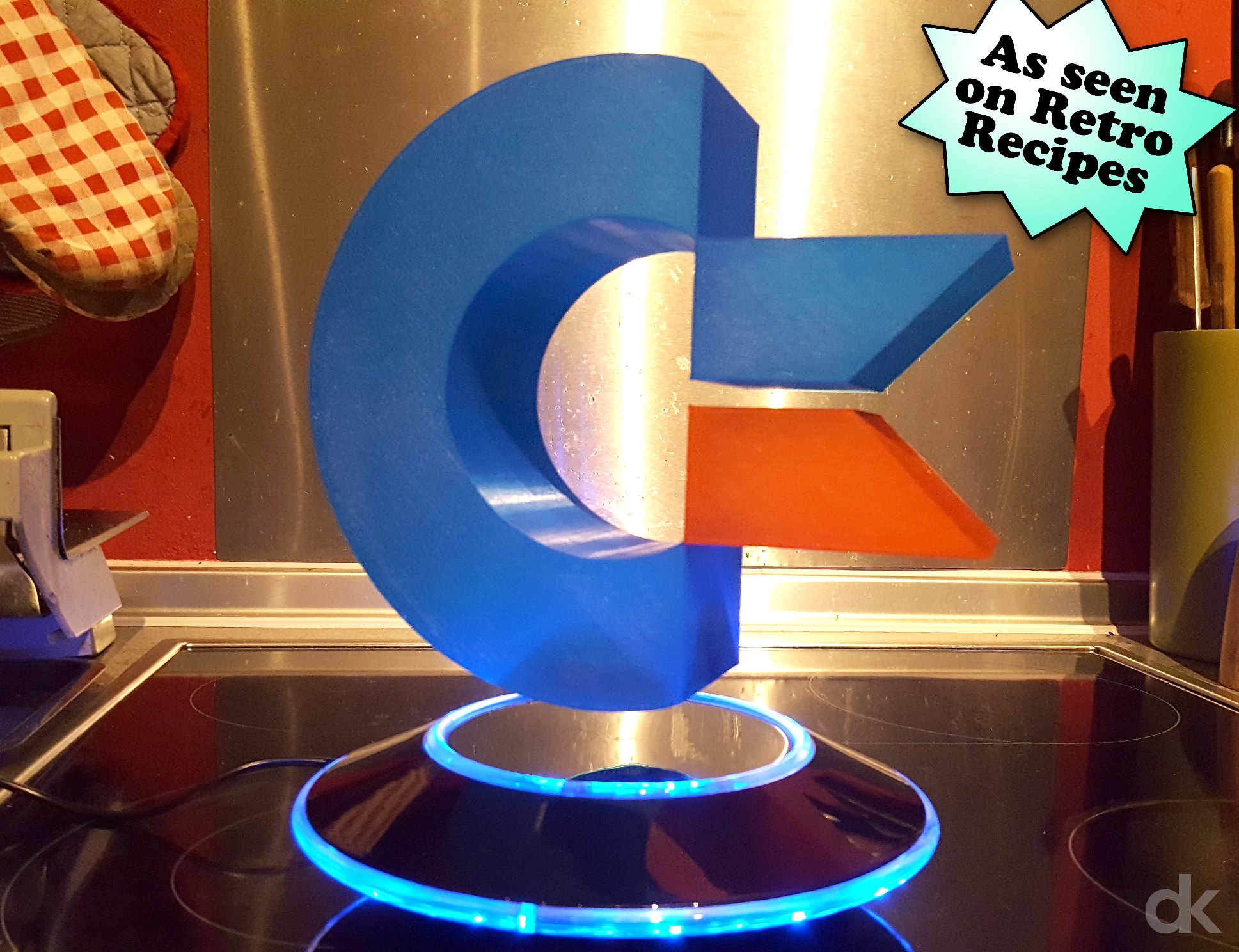Commodore Logo (for ZJchao/MASUNN/Sorand floating/levitating magnetic disc)