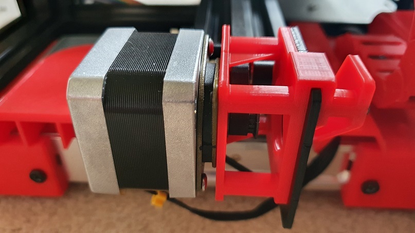 Ender 3 Pro Y-axis Damper for press fit steppers