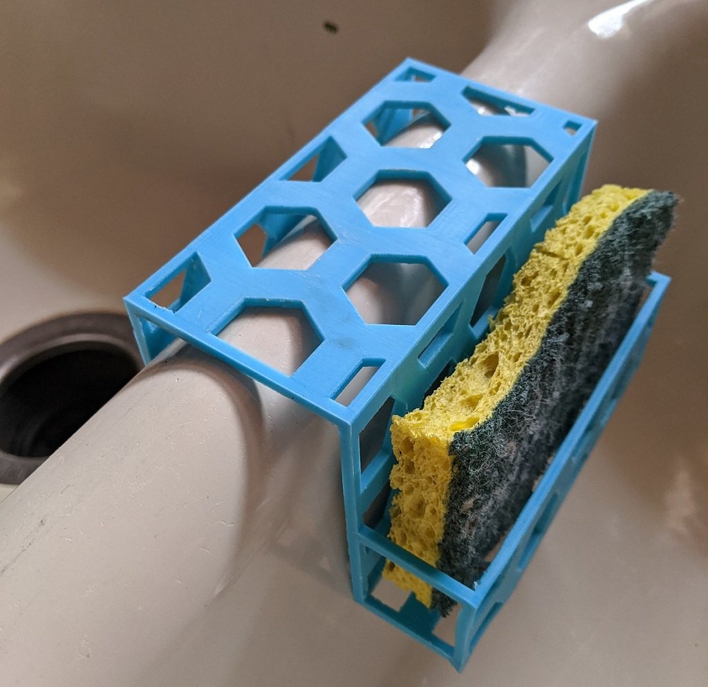 Customizable Kitchen Sink Sponge Holder