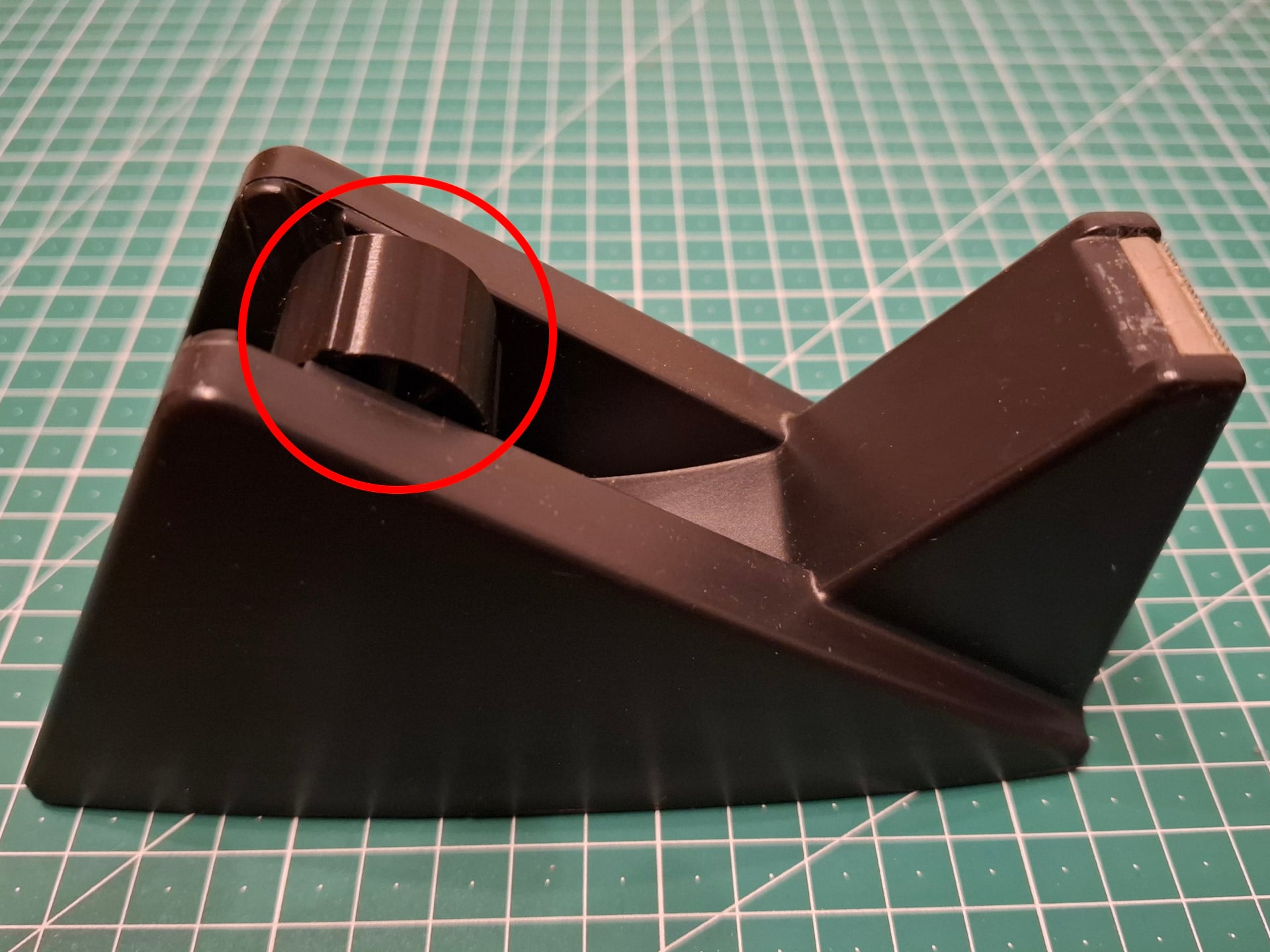 Tesa tape dispenser roller / cylinder spare part - simple design, prints fast