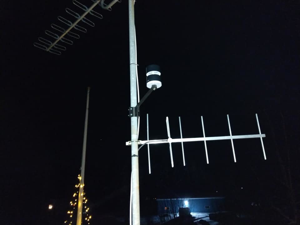 Netatmo wind gauge Antenna mount