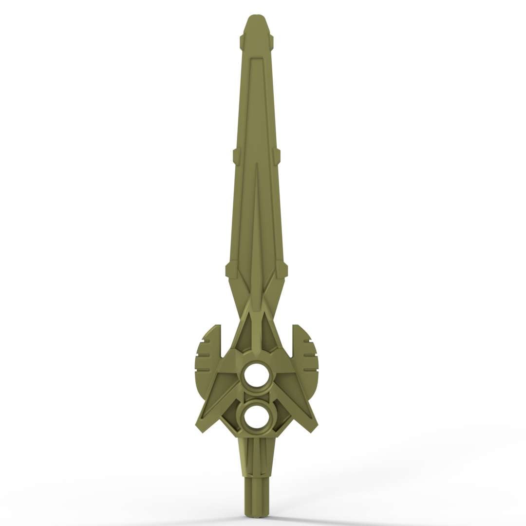 Bionicle Bomonga Seismic Spear/Knight Kingdom Danju Sword