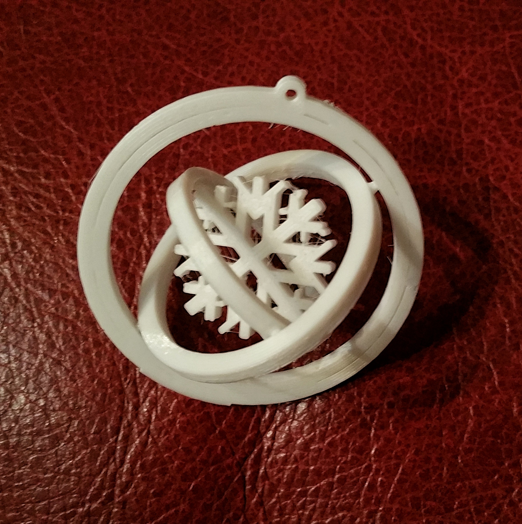 Snowflake Christmas gyroscope