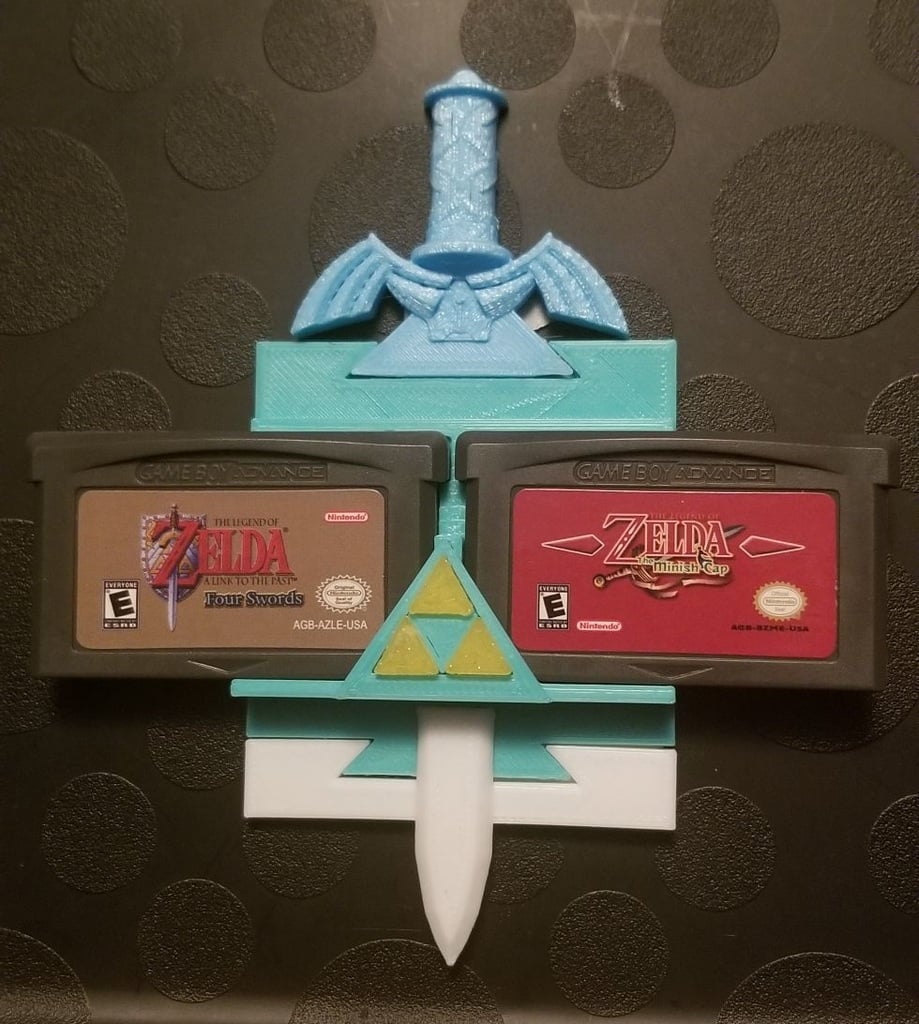 Zelda Gba Cartridge Master Sword  Game Holder (GBA Hotel) 