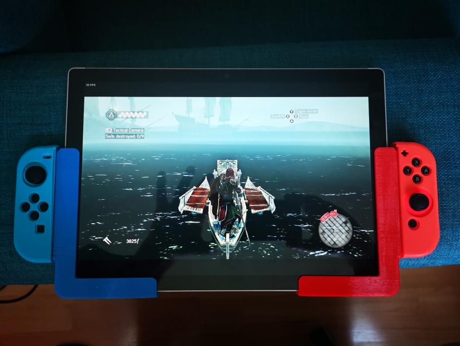 Joycon to tablet adaptor