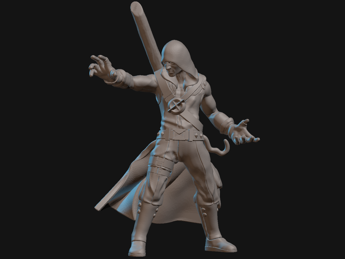Human Warlock Miniature
