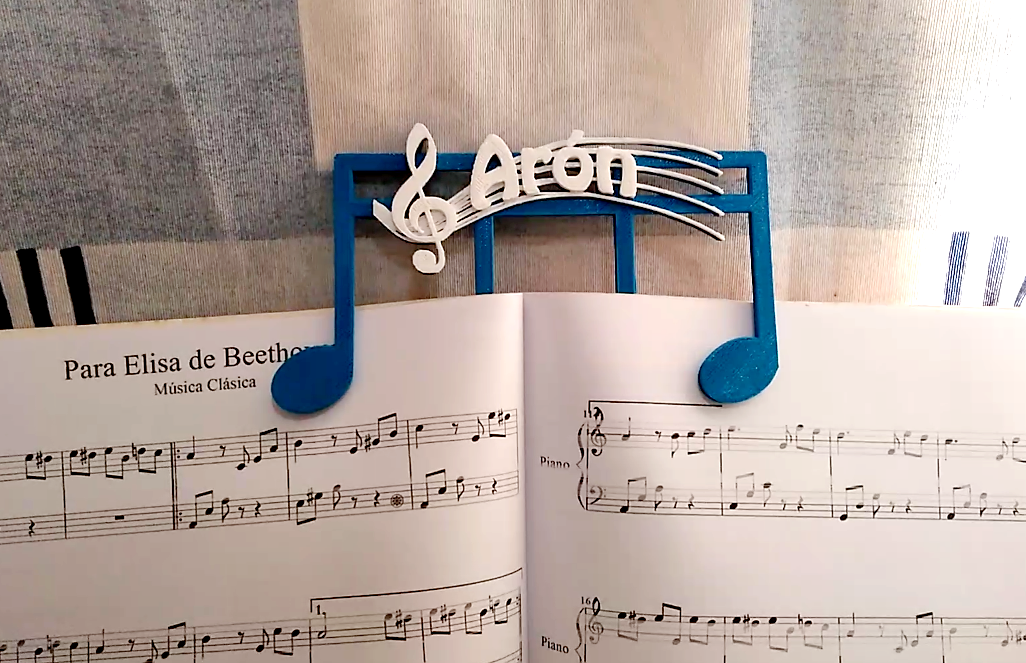 Clip para Partitura (Music Book Clip)