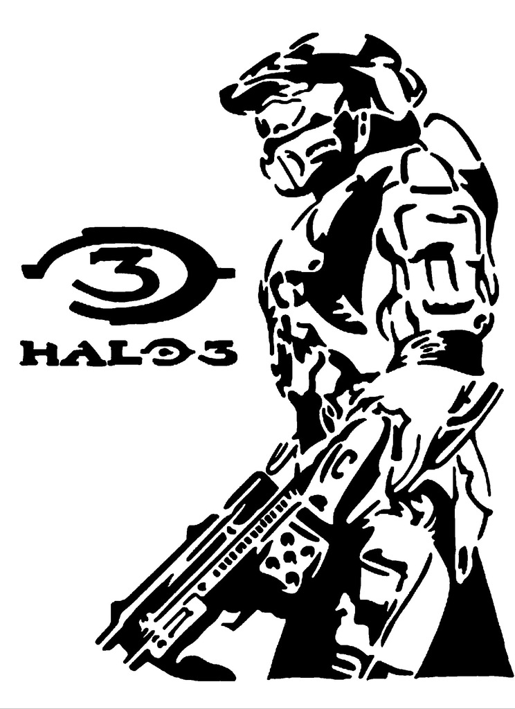 Halo 3 stencil