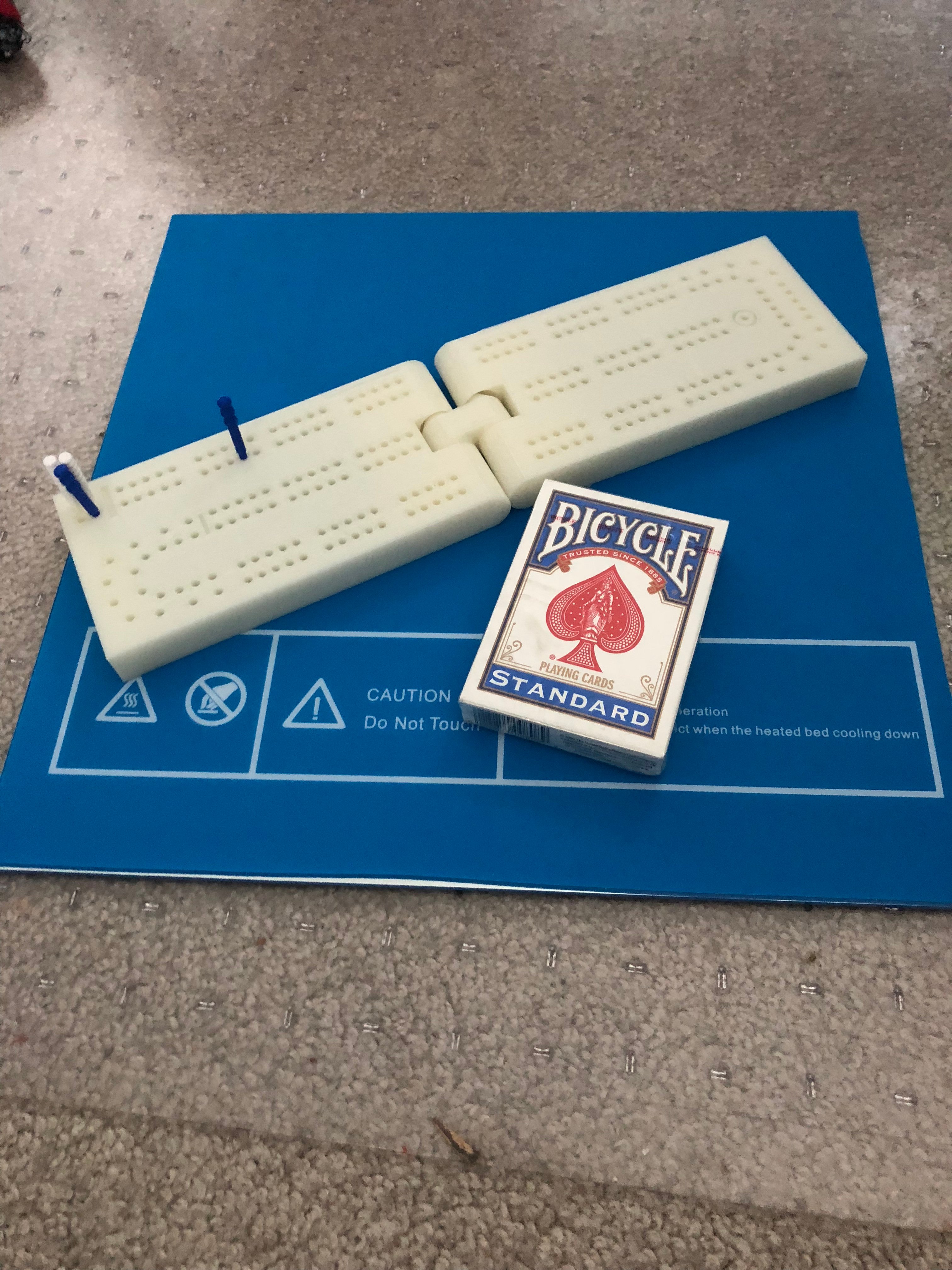 Folding Cribbage Board