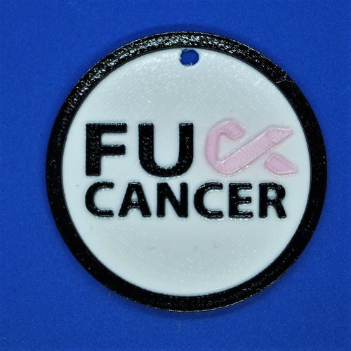Cancer awareness tag