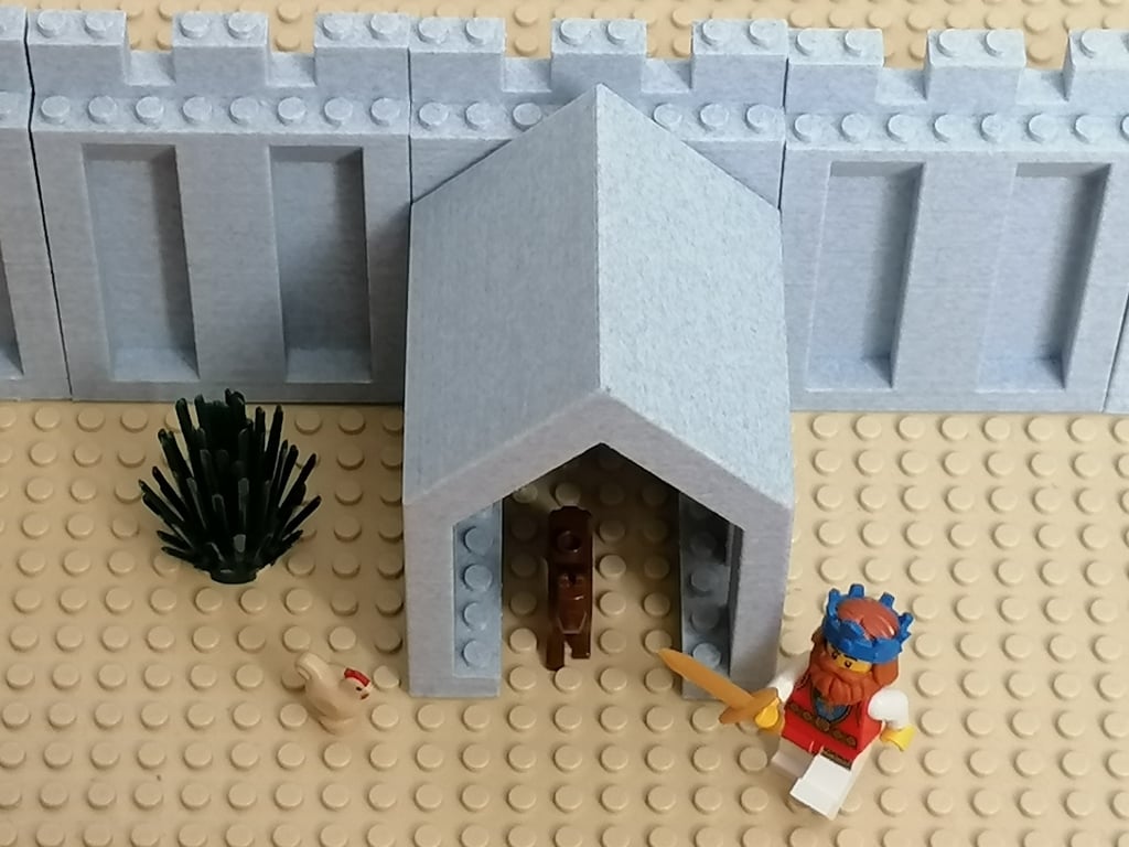 Castle Horse stable for Modular castle kit - Lego compatible