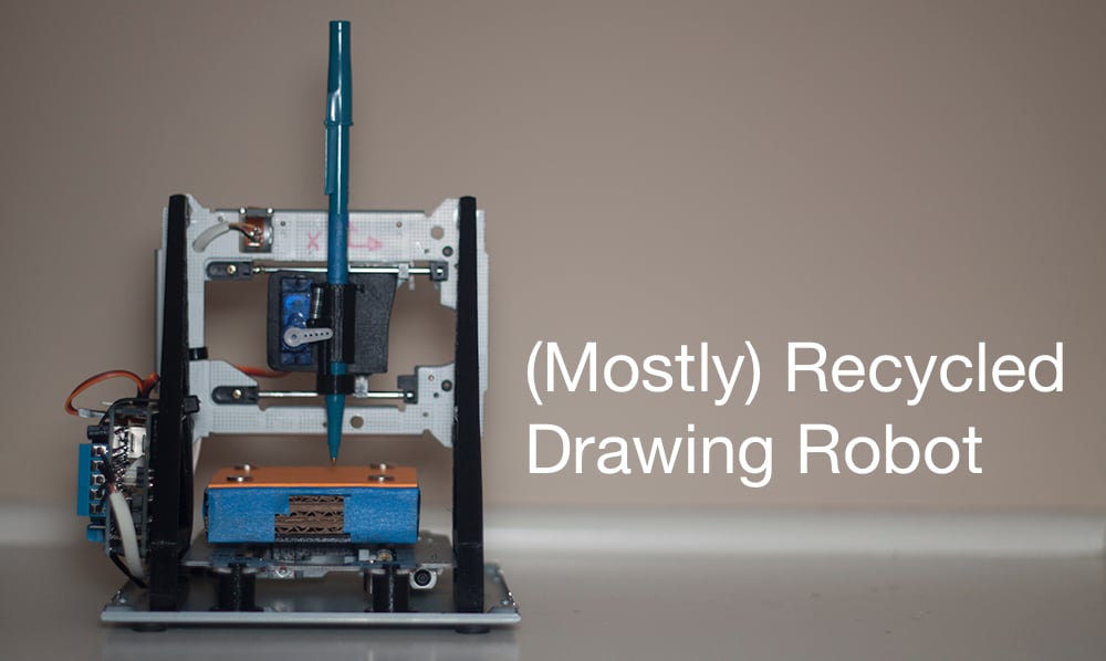 (Mostly) Recycled Drawing Robot