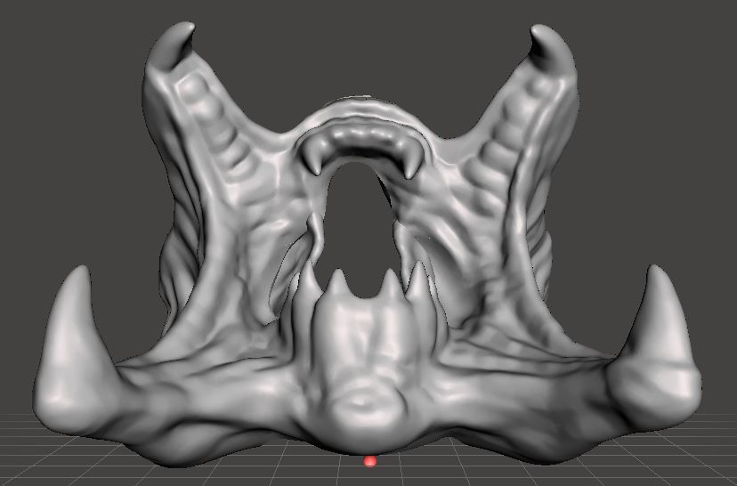 Predator Face Mask (Opened mouth)