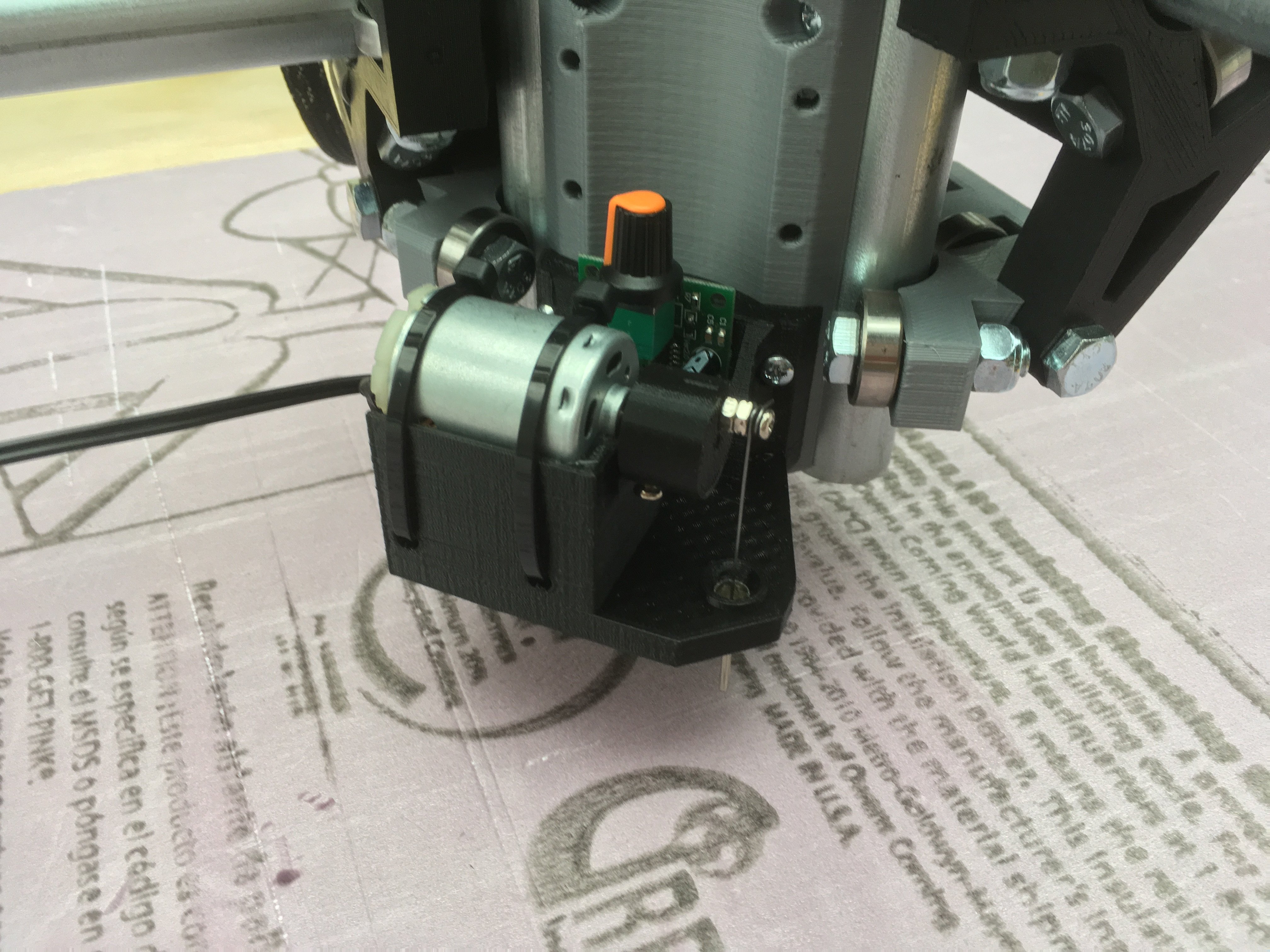 Updated MPCNC Brushed Motor Foam (Needle) Cutter