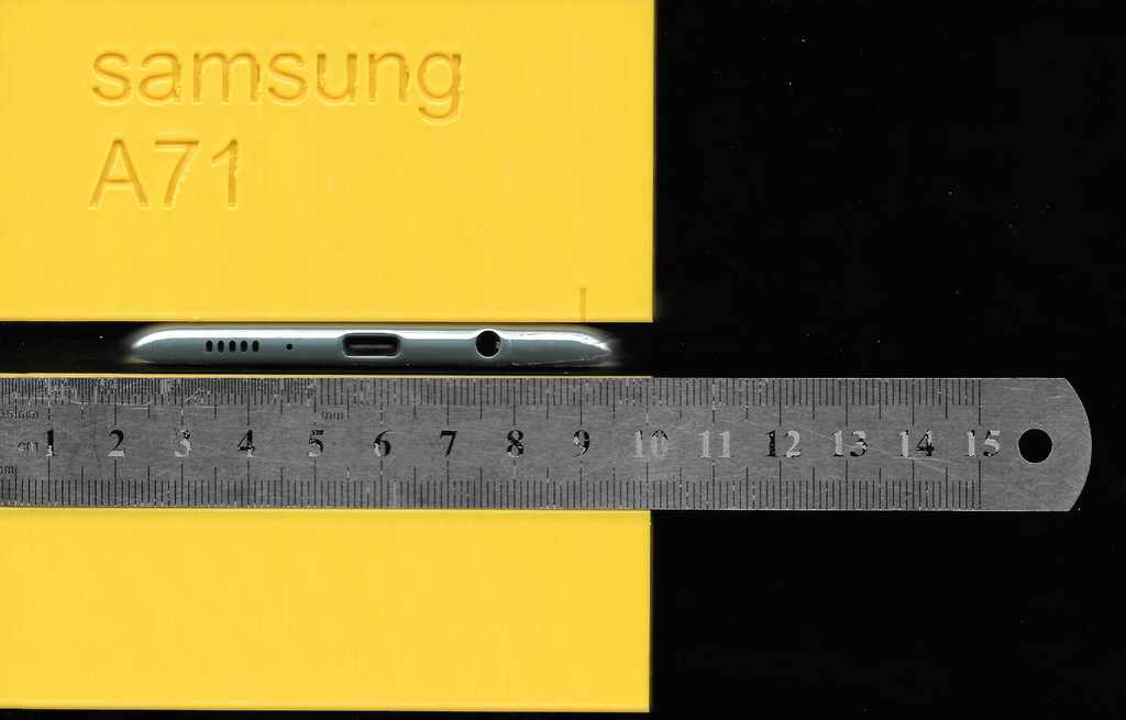 Samsung a71 measure device