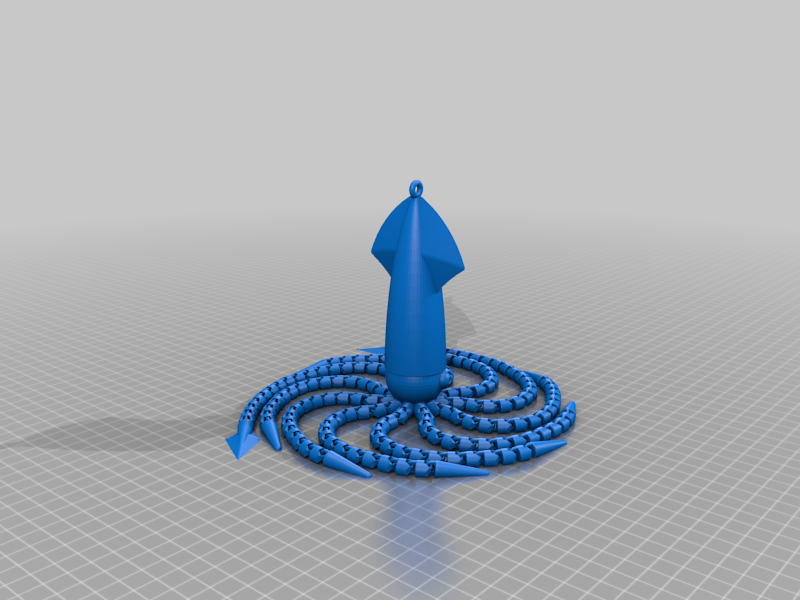 Giant Squid Flexi with Hanging Loop