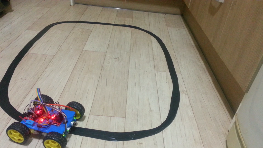 obstacle avoidance robot car with line following