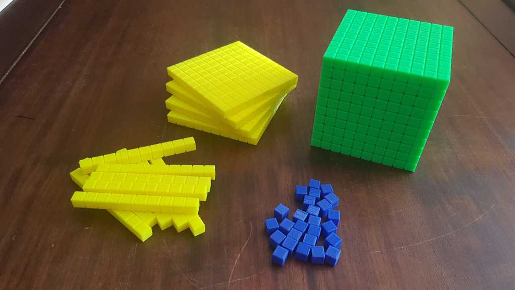 Cube Box Montessori Cubos Sumar