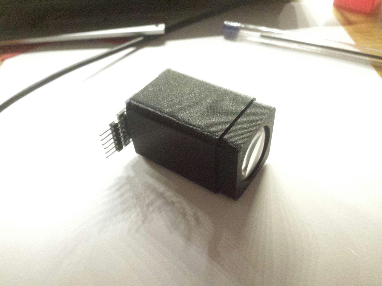 Projector made from Google Cardboard lens and 0.96" OLED