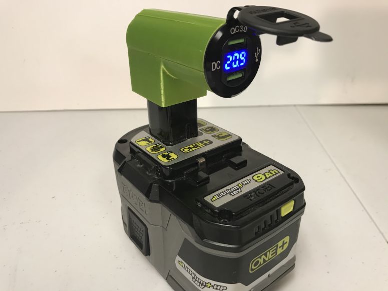 RYOBI 18V Battery Mini USB Charger