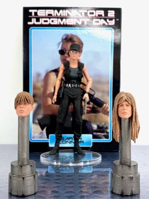NECA Action Figure Head Stand For 7" Ultimate Sarah Connor