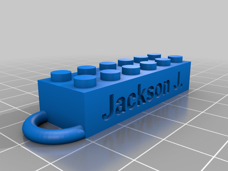 Jacksons Lego Keychain