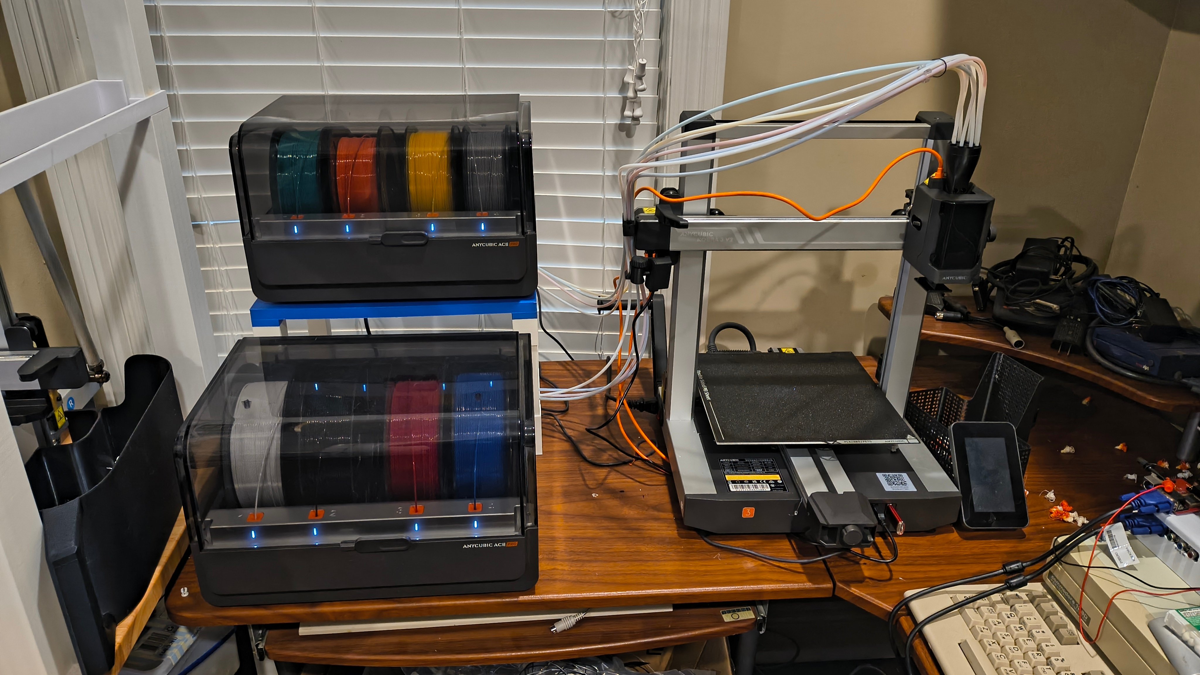 Anycubic ACE/ACE Pro/Ace 2 Pro Easy Printable Shelf Options