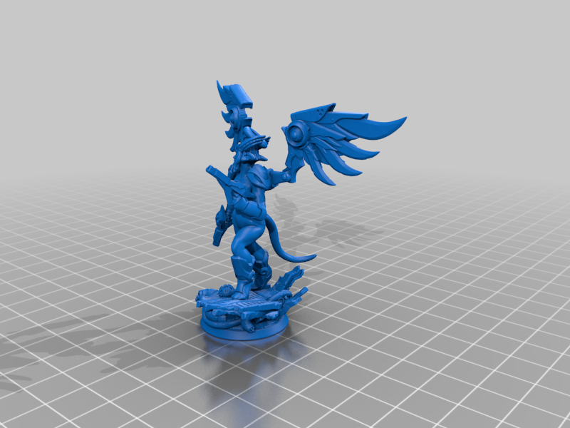 Cyber Angel from HeroForge