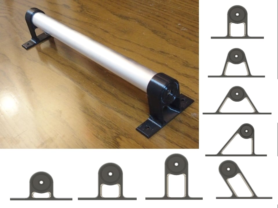 Customizable Pipe Stand (fusion360)