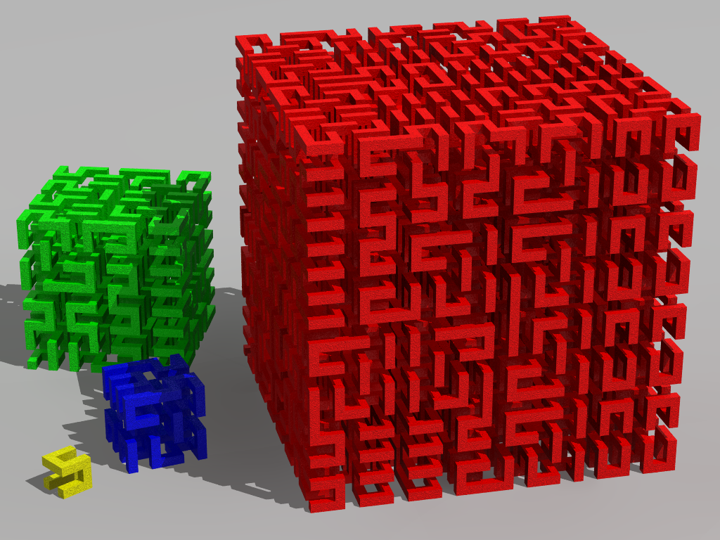 Hilbert Space Filling Curve