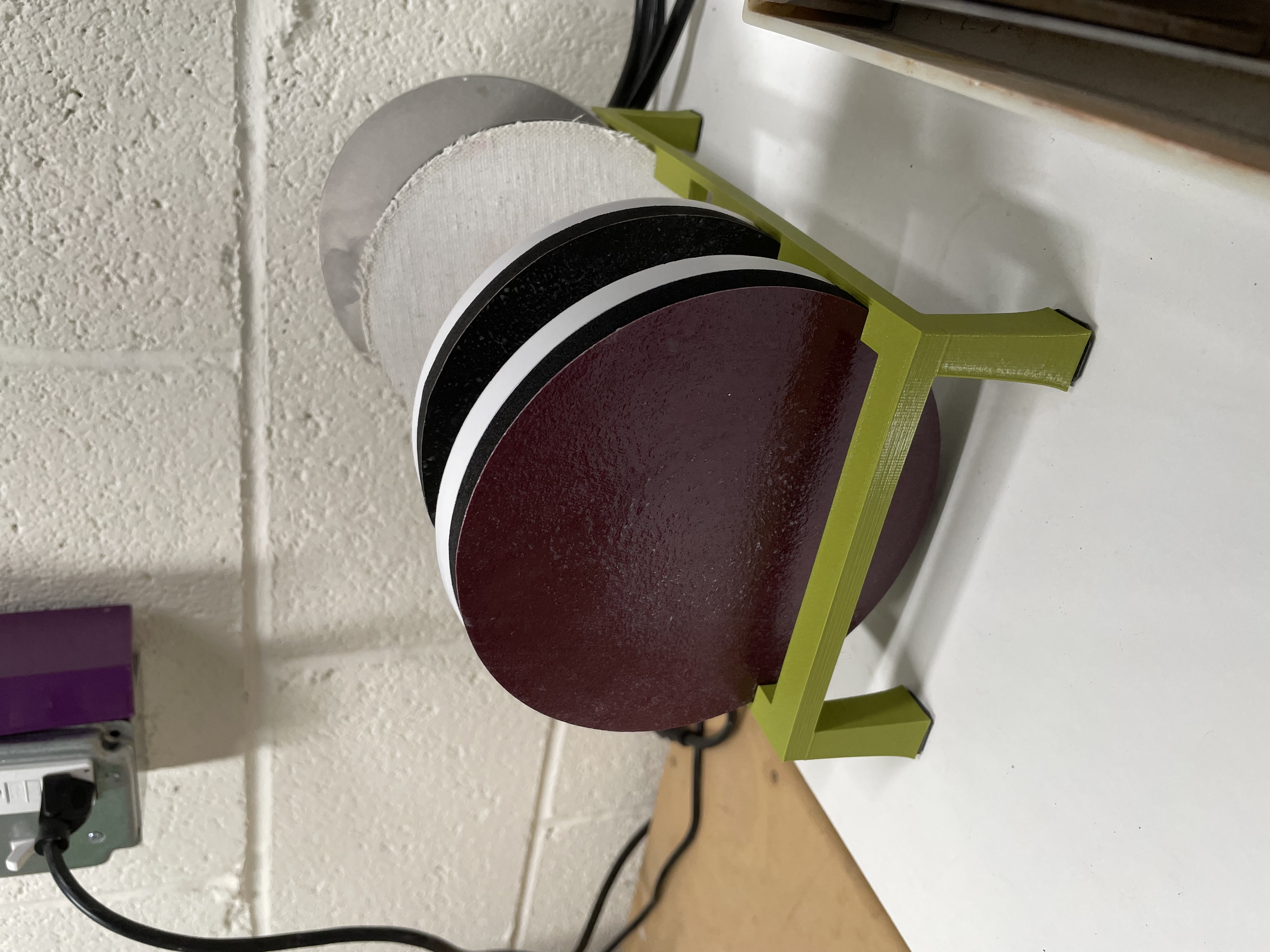 5.5" Lapidary Disc Holder for Flat Laps