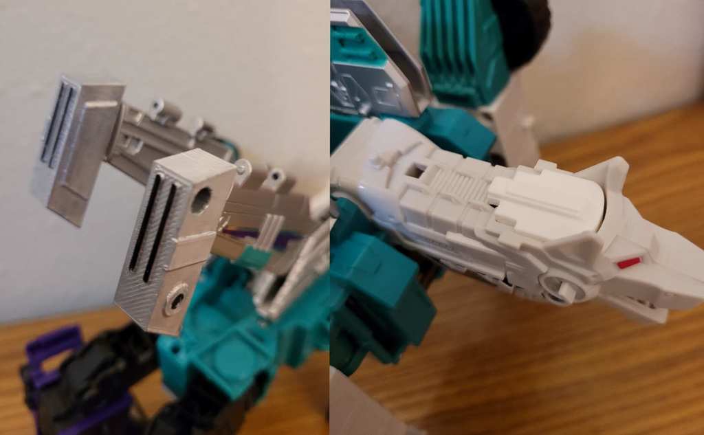 Titans Return Sixshot Wolf Head Filler and Wing Tips