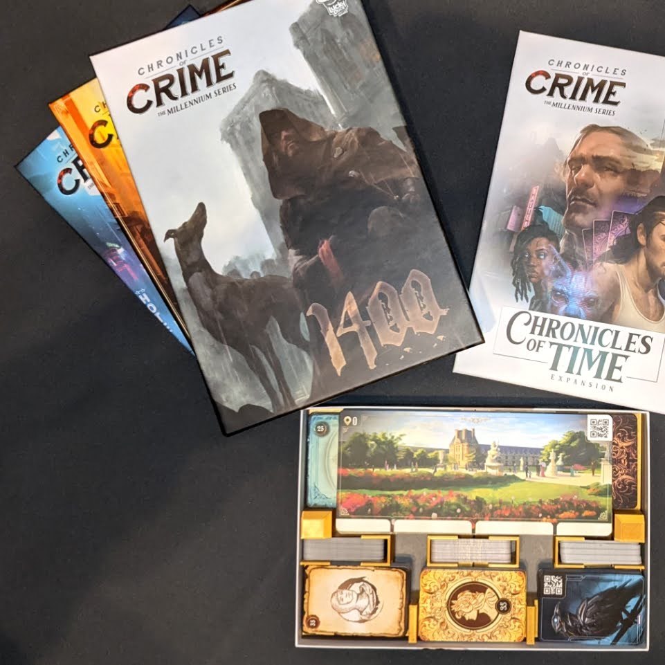 Multiple Game Box Insert - Chronicles of Crime - C.o. Time - 1400 - 1900 - 2400