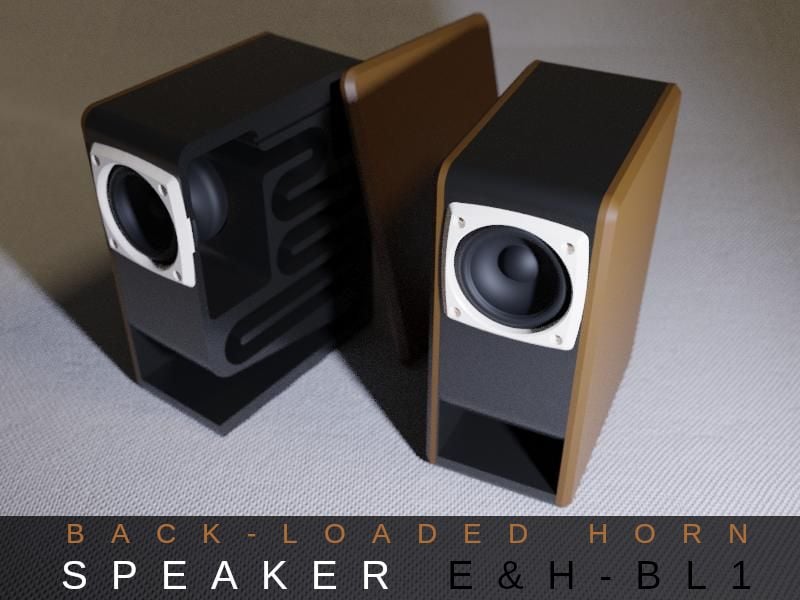 Back Horn Speaker BL1 - Bluetooth, Active, Passive