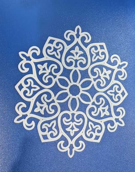 Снежинка\snowflake 3D model