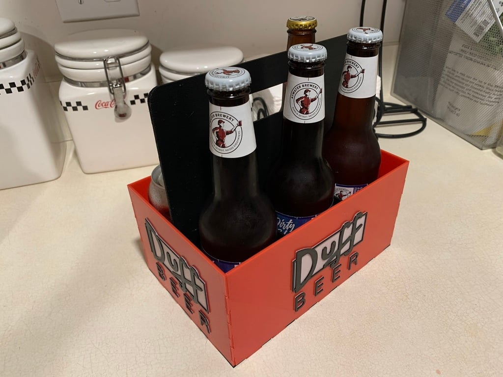 Duff Beer Carrier 4 pack and 6 pack
