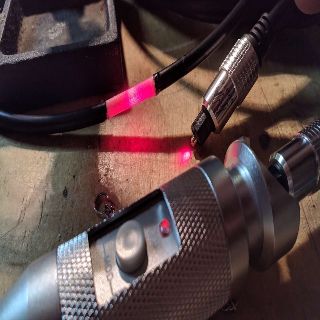 Simple toslink cable repair kit