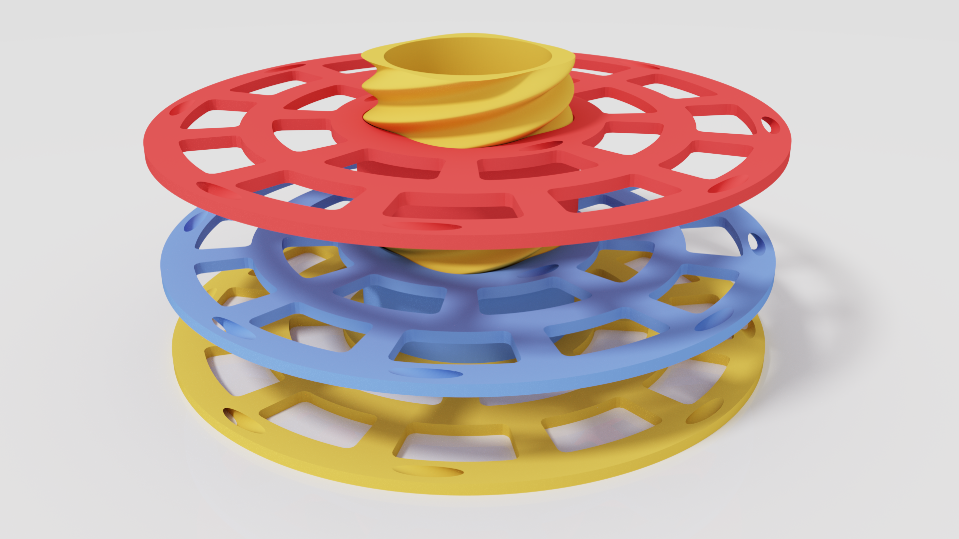 Multiple Modular Screw Spool - Printable
