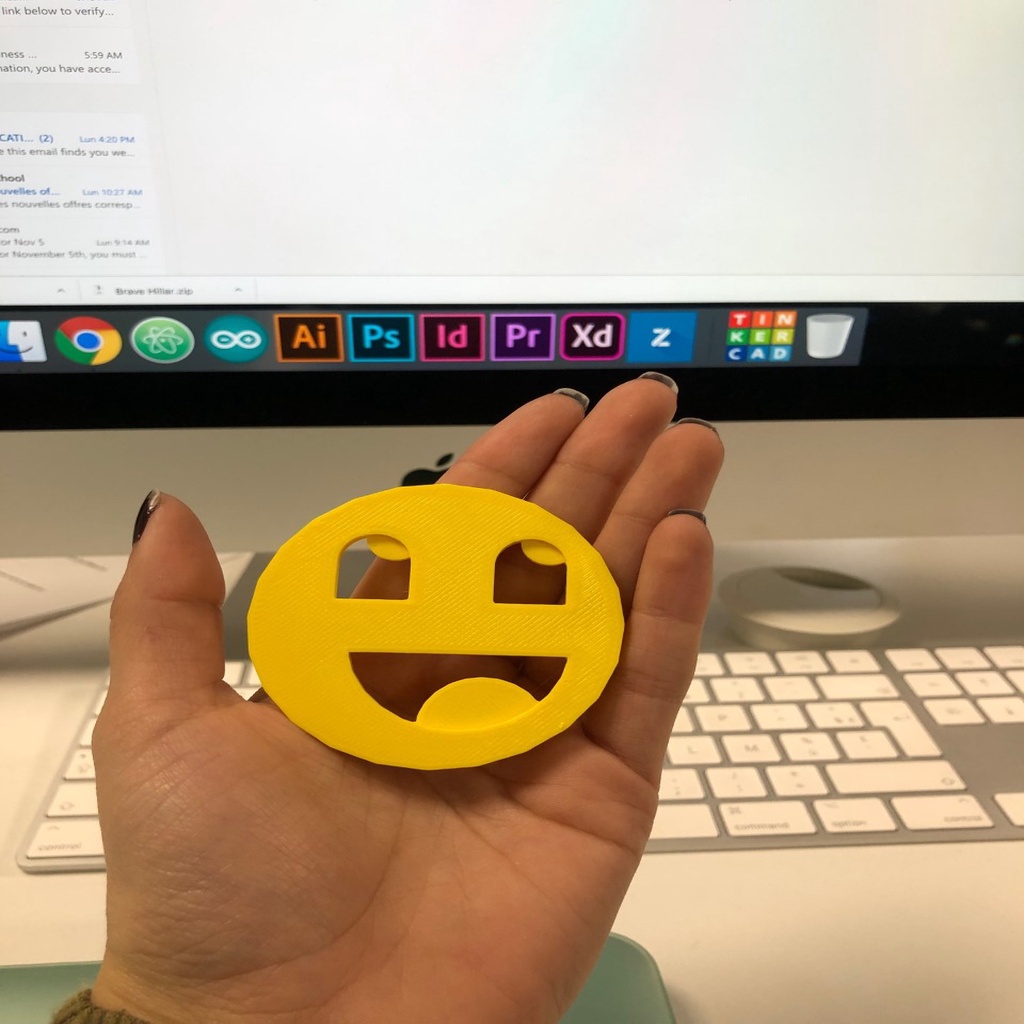 Happy face 3D