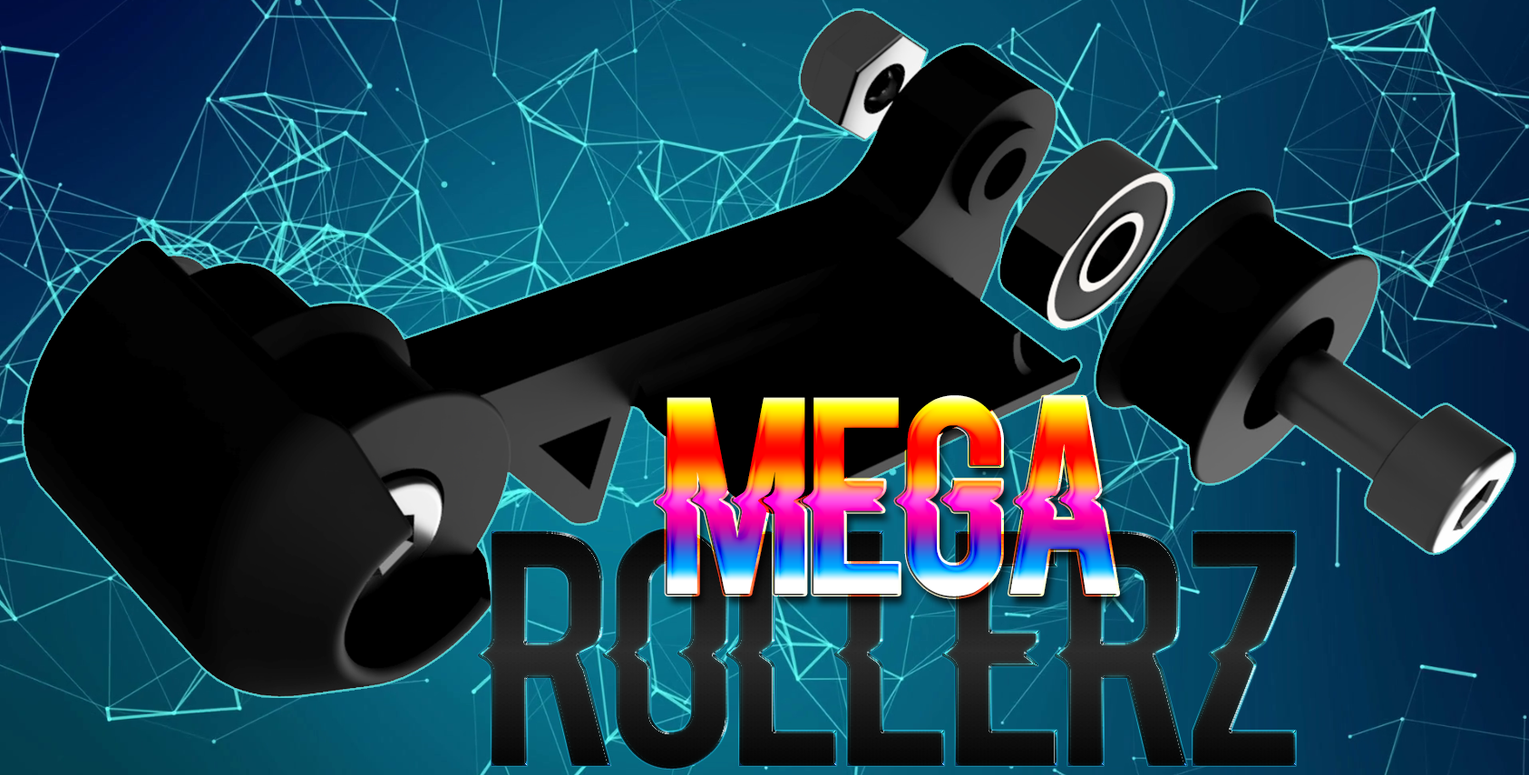 Mega Rollerz - Anycubic i3 Mega spool holder
