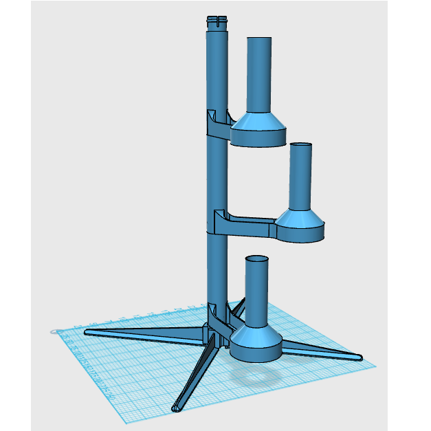 Modular Filament Spool Stand #FilamentChallenge