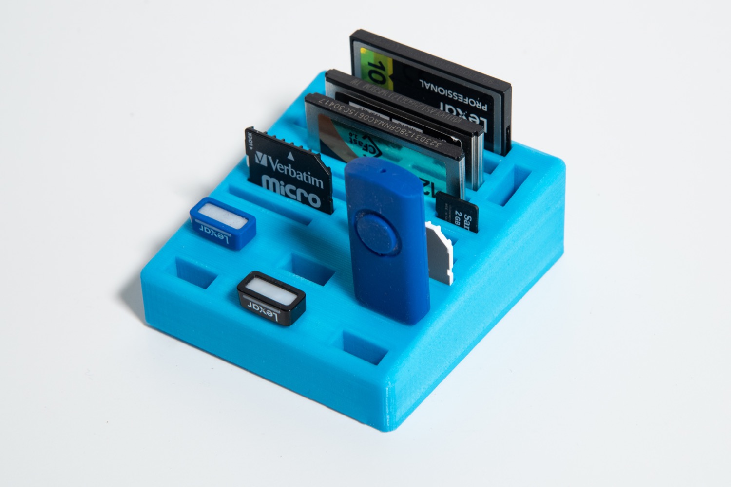 ORGANIZER - Usb, sd, micro sd, cf and cfast