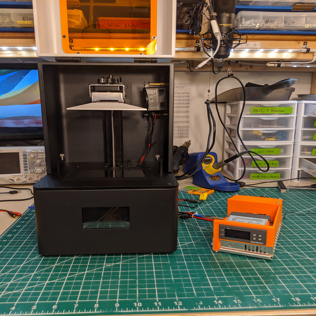 Heater and Temperature Controller for Resin 3D printers