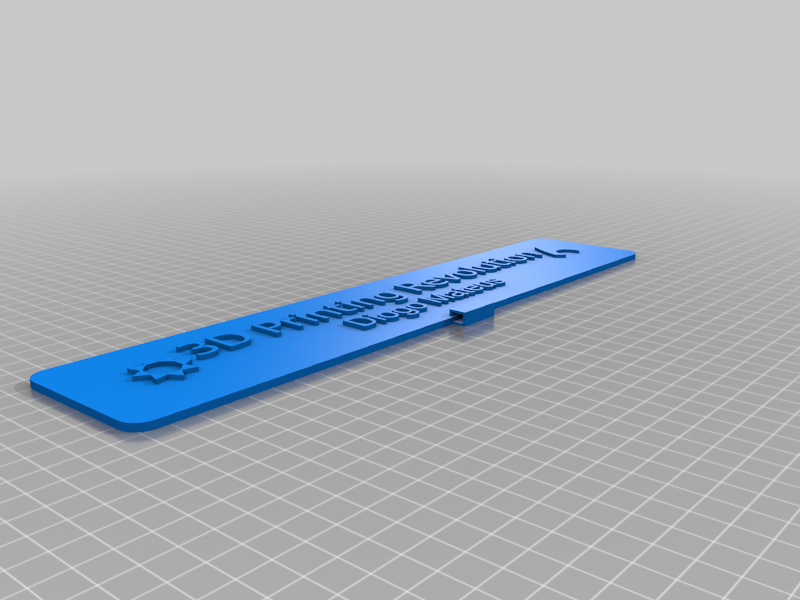 Custom Nametag for 3D Printing Revolution Course