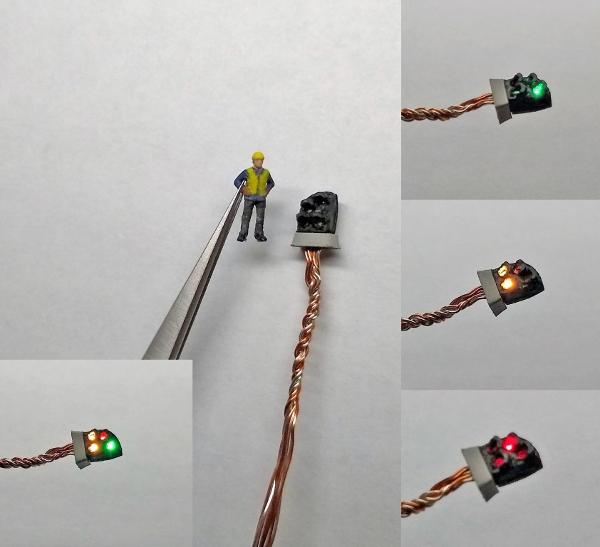 N Scale Lighted Dwarf Signals