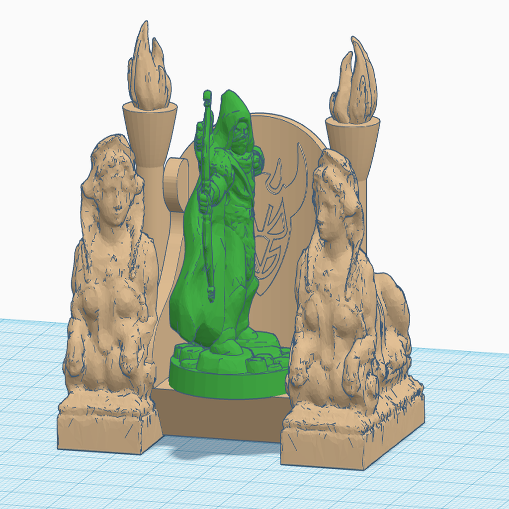 Sphinx Throne (Devil/Angel) for 28mm gaming