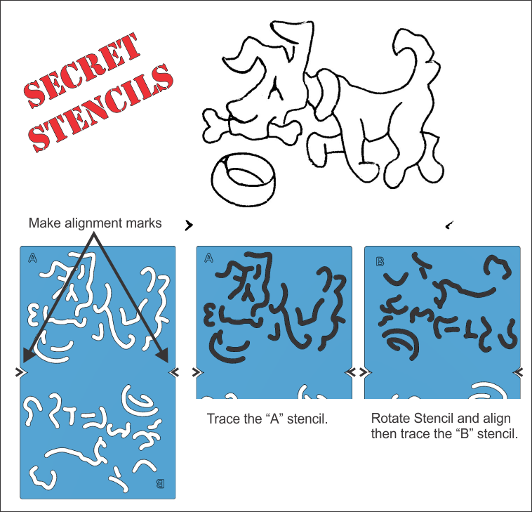 Secret Stencils
