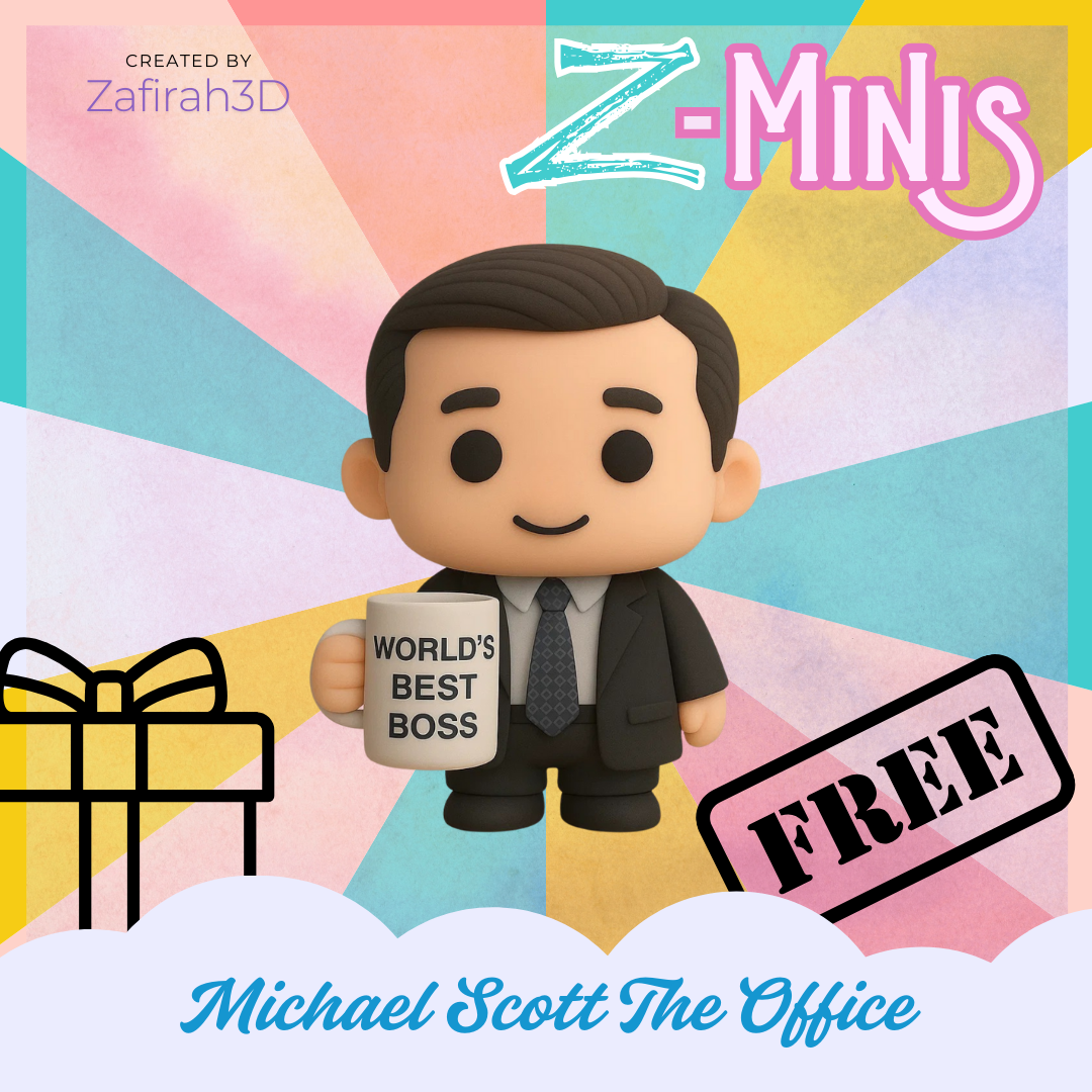 MICHAEL SCOTT FROM THE OFFICE Z-MINIS FOR FREE