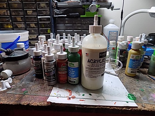 airbrush paint drip tops small med and large
